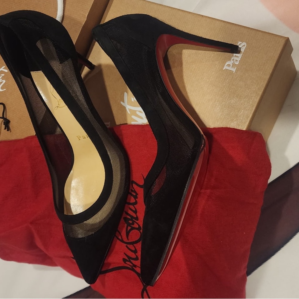 Christian Louboutin Galativi Black Heels